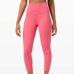 LULULEMON ALIGN LEGGINGS. SIZE 6. PINK. 25” length